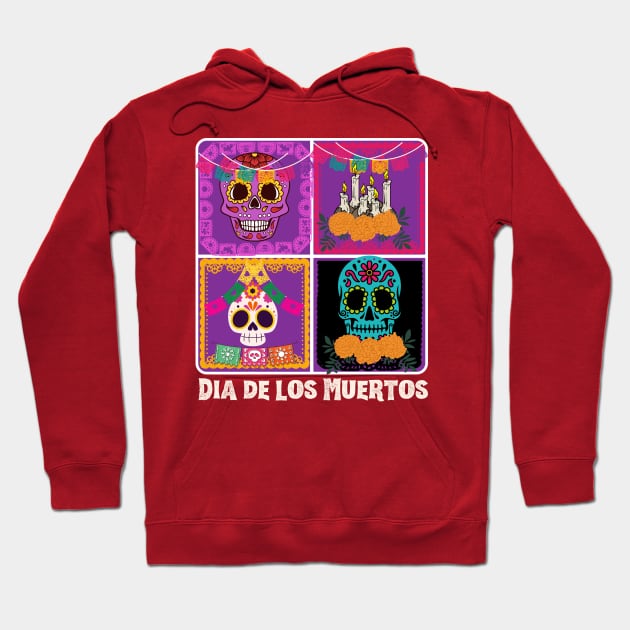 Dia de los Muertos , day of deads ,Design2 Hoodie by Imaginator Studio